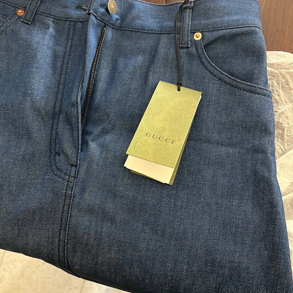Gucci Denim Skirt